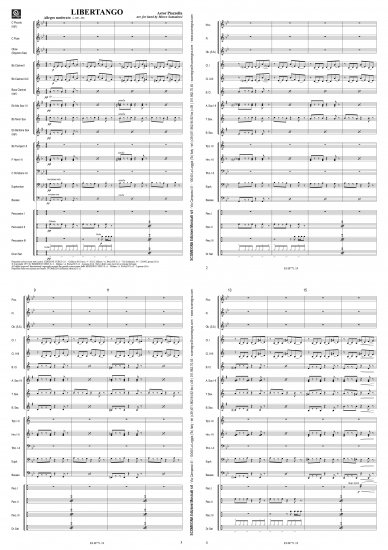 Libertango, для духового оркестра или биг-бэнда