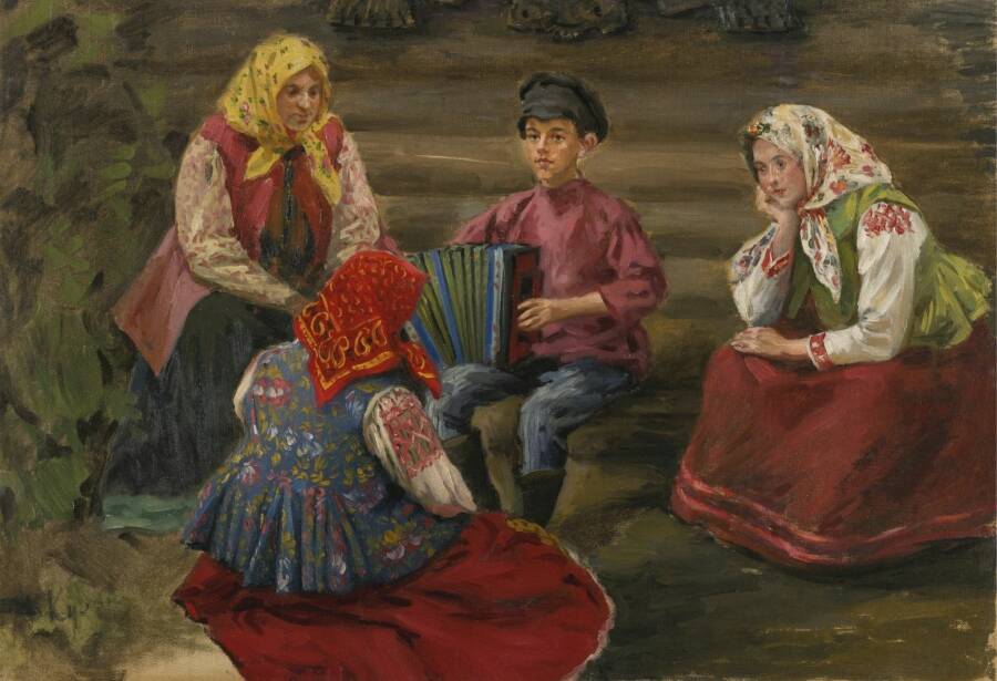 Портрет Народ русский